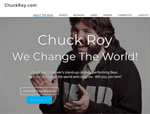 Tablet Screenshot of chuckroy.com